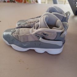 Gray Jordan size 7 and boys good condition no shoe strings $30 reduced to $20