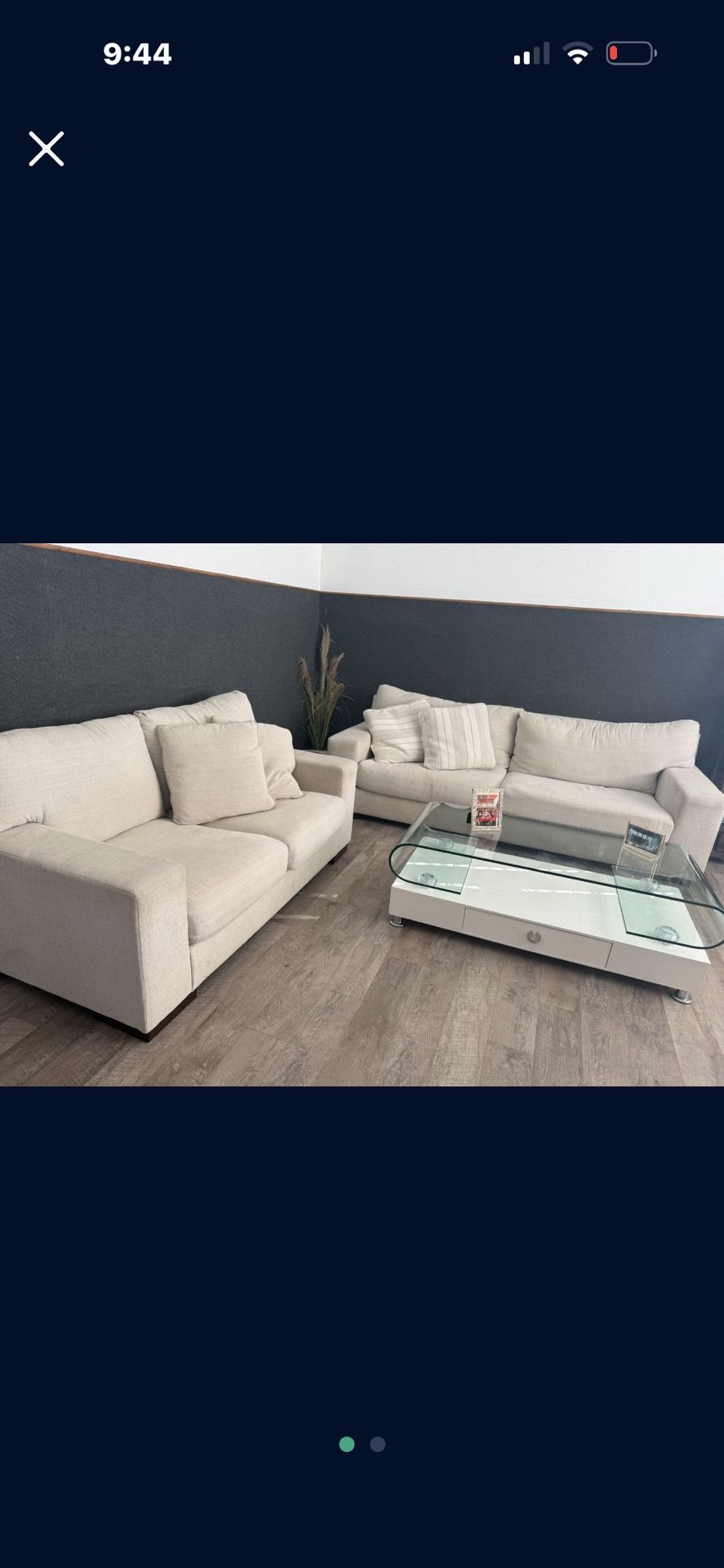 Living Room Set With Coffee Table 