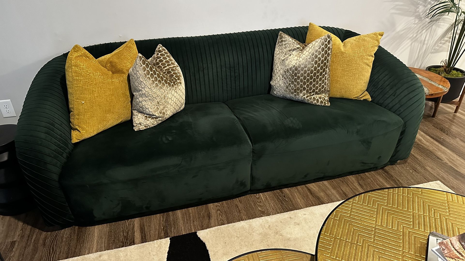 Beautiful Green Couch
