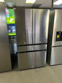 Samsung bespoke stainless steel fridge