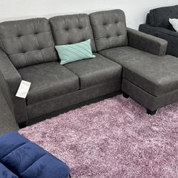 Gray Sectional Living Room 