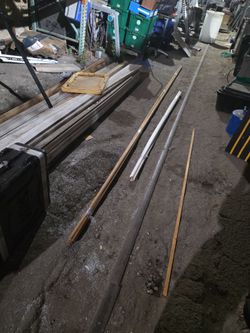 Q=8 ⅜"x¾"x16'  solid pine base shoe molding