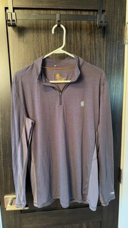 Carhartt Men's Relaxed Fit Quarter-Zip Pullover, Size M 0319