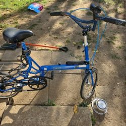 Foldable Tiki Bike Belt Driven