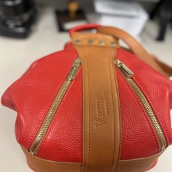 Valentina Leather Sling Backpack. Made In Italy. New