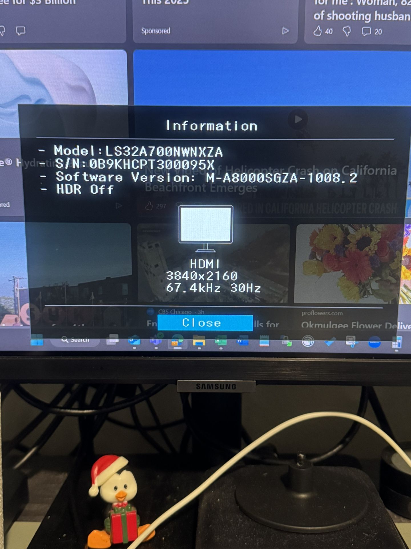 Samsung 32inch Computer Monitor