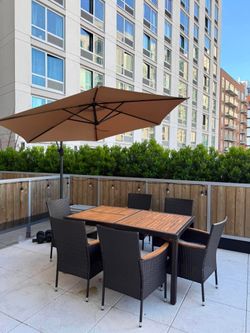 NEW Outdoor Patio Cantilever Offset Umbrella (Beige, Blue, Red)