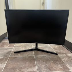 curved 27” Samsung  monitor 