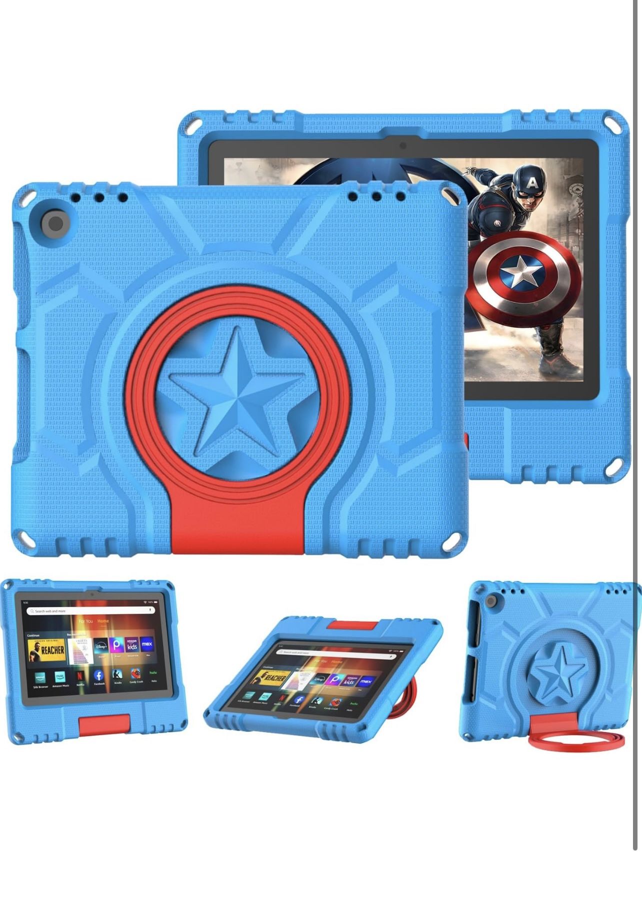 fire hd 8 tablet case, blue
