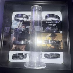 MOVIE PROP(s) “Dog” Production Used ID Badges/Bracelets WITH CUSTOM DISPLAY!