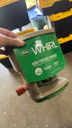 Scott’s whirl hand powered spreader