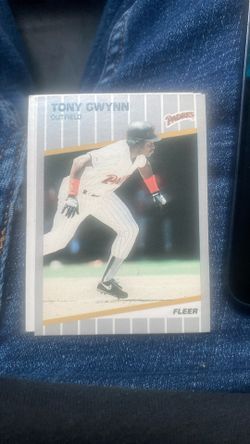1989 Fleer-Tony Gwynn-Baseball card