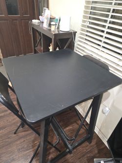 High table and chairs