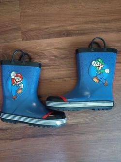 Super Mario Kids Rain Boots