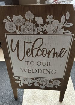 Wedding Welcome Sign