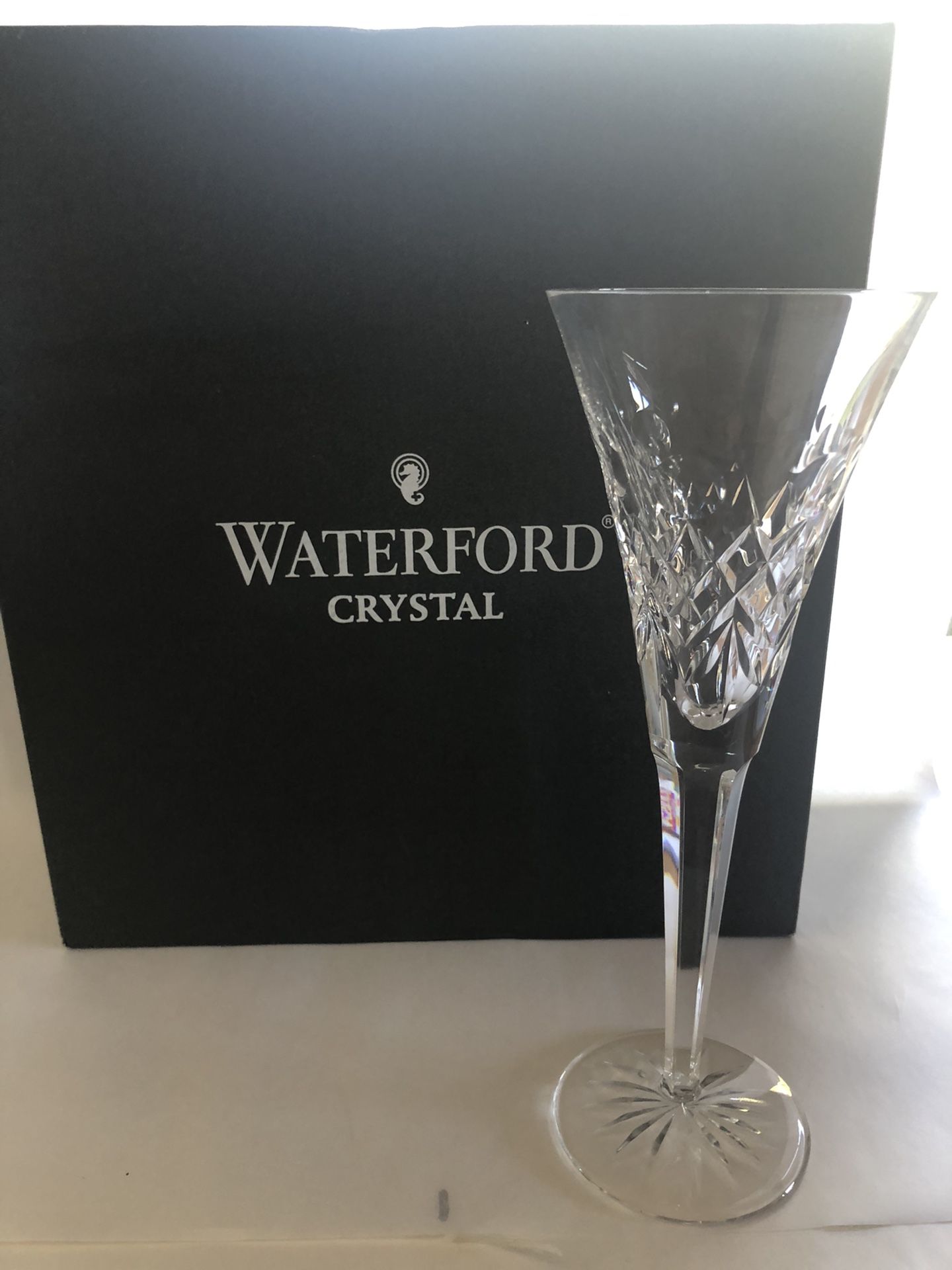 RARE Disney Waterford Crystal Toasting Flute (1)