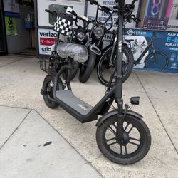 Electric Scooter With Seat