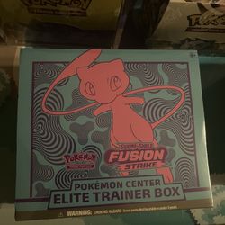 Pokemon Fusion Strike Pokemon Center ETB