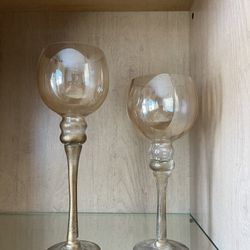 Set Of 2 Candle Holders 