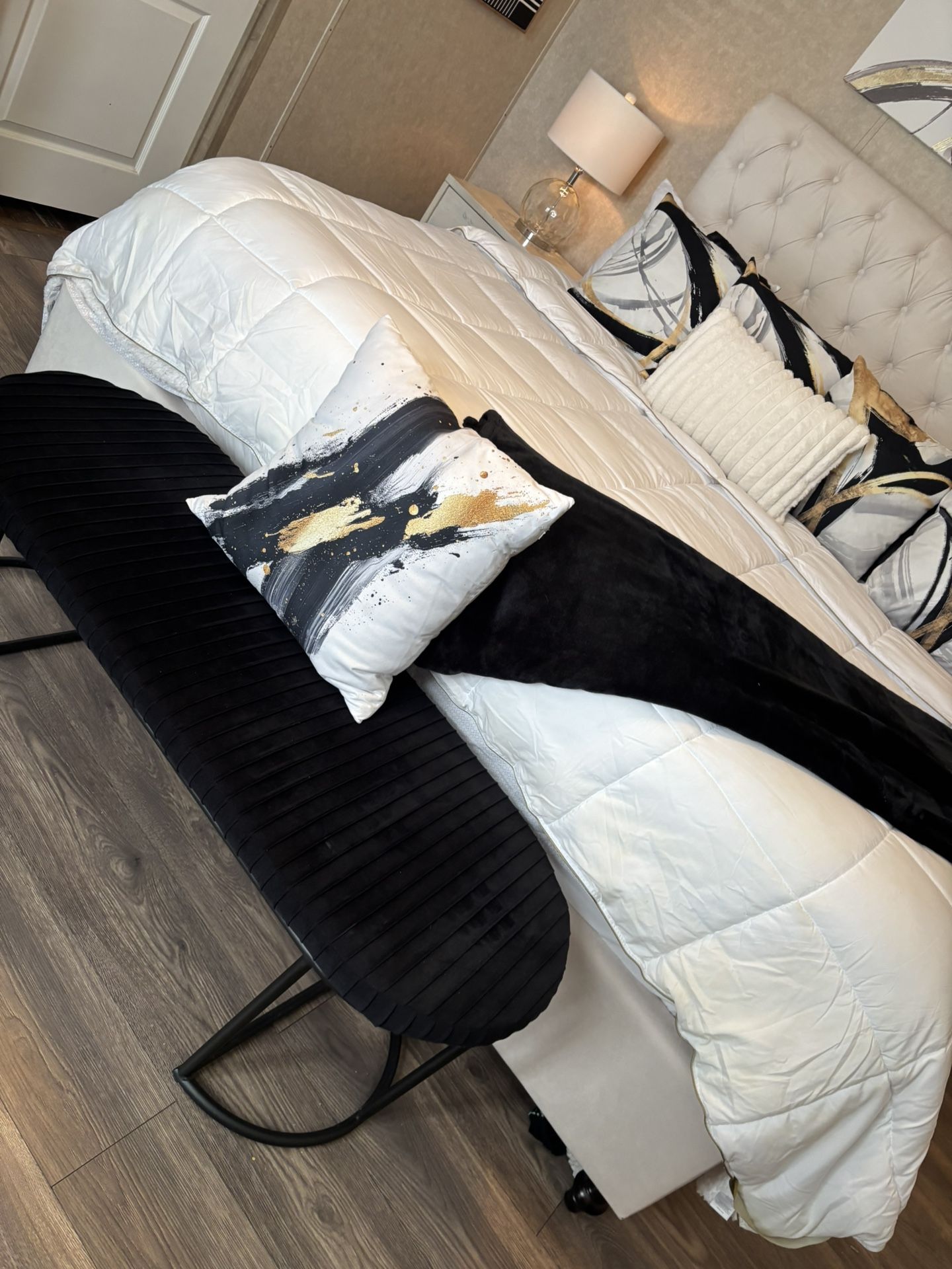 Beautiful Furniture Bed King Matrees Including