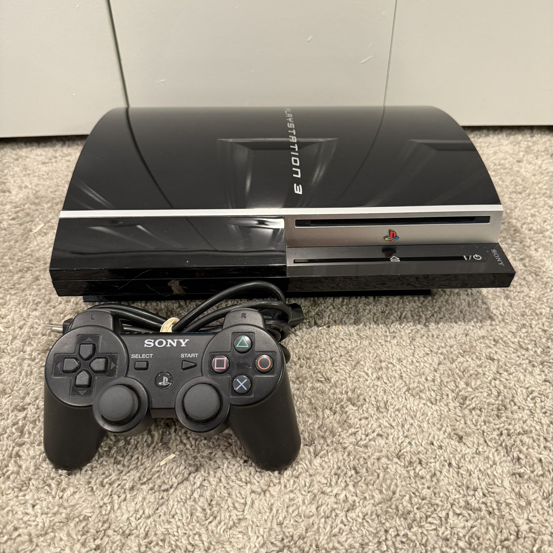 PlayStation 3 Fat PS3 With Power Cord Works! PS3