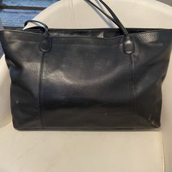 Coach Vintage Large Tote Leather Black Bag