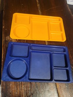 Sectioned Plastic Lunch Trays
