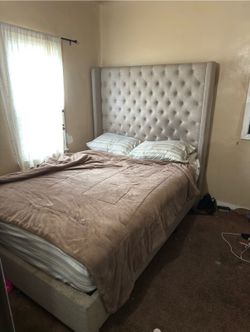 Queen bed and mattress