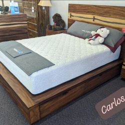 $10 Down Bedroom Set Queen or King Bed Dresser Nightstand Mirror  winslow