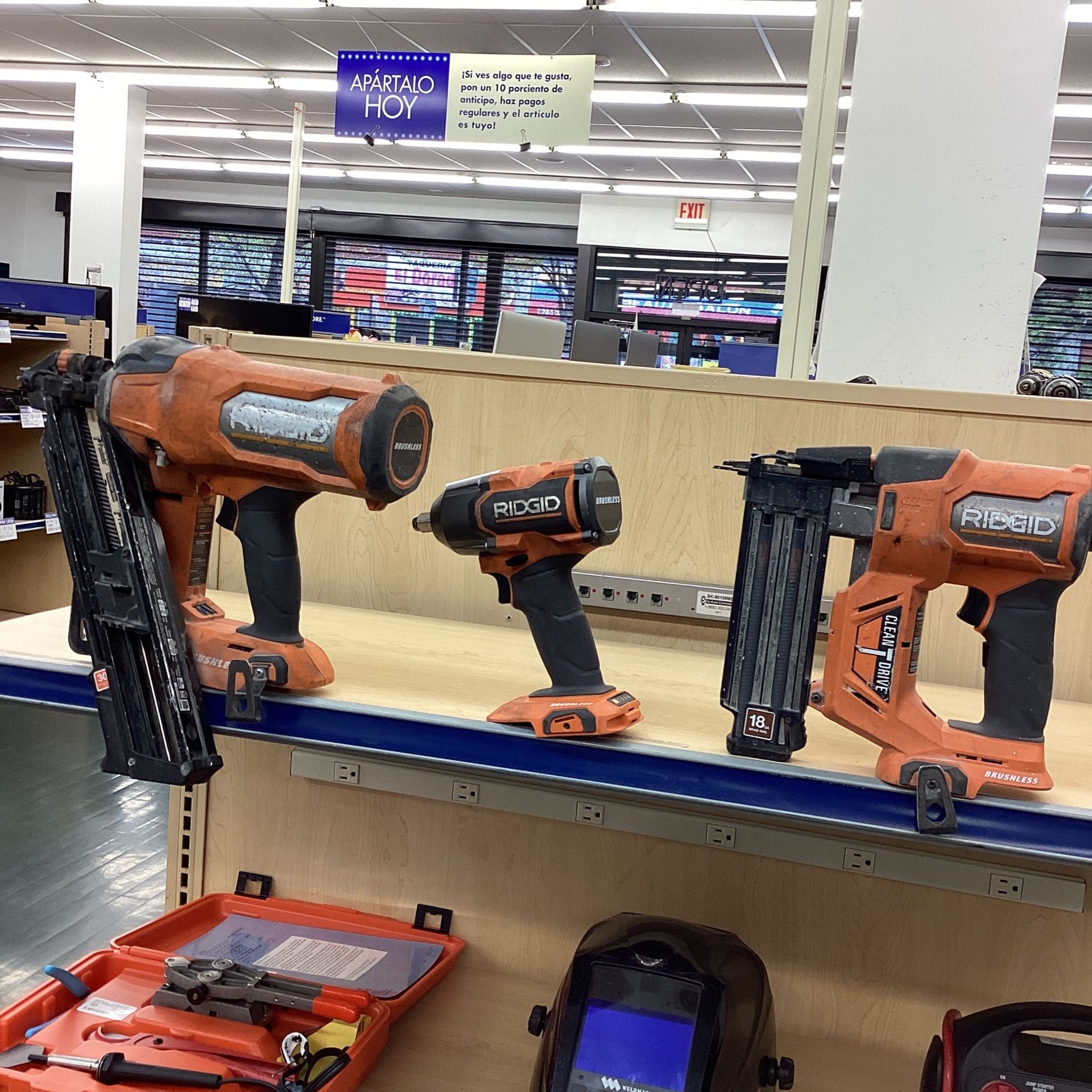 Ridgid Drill and Nailer Set