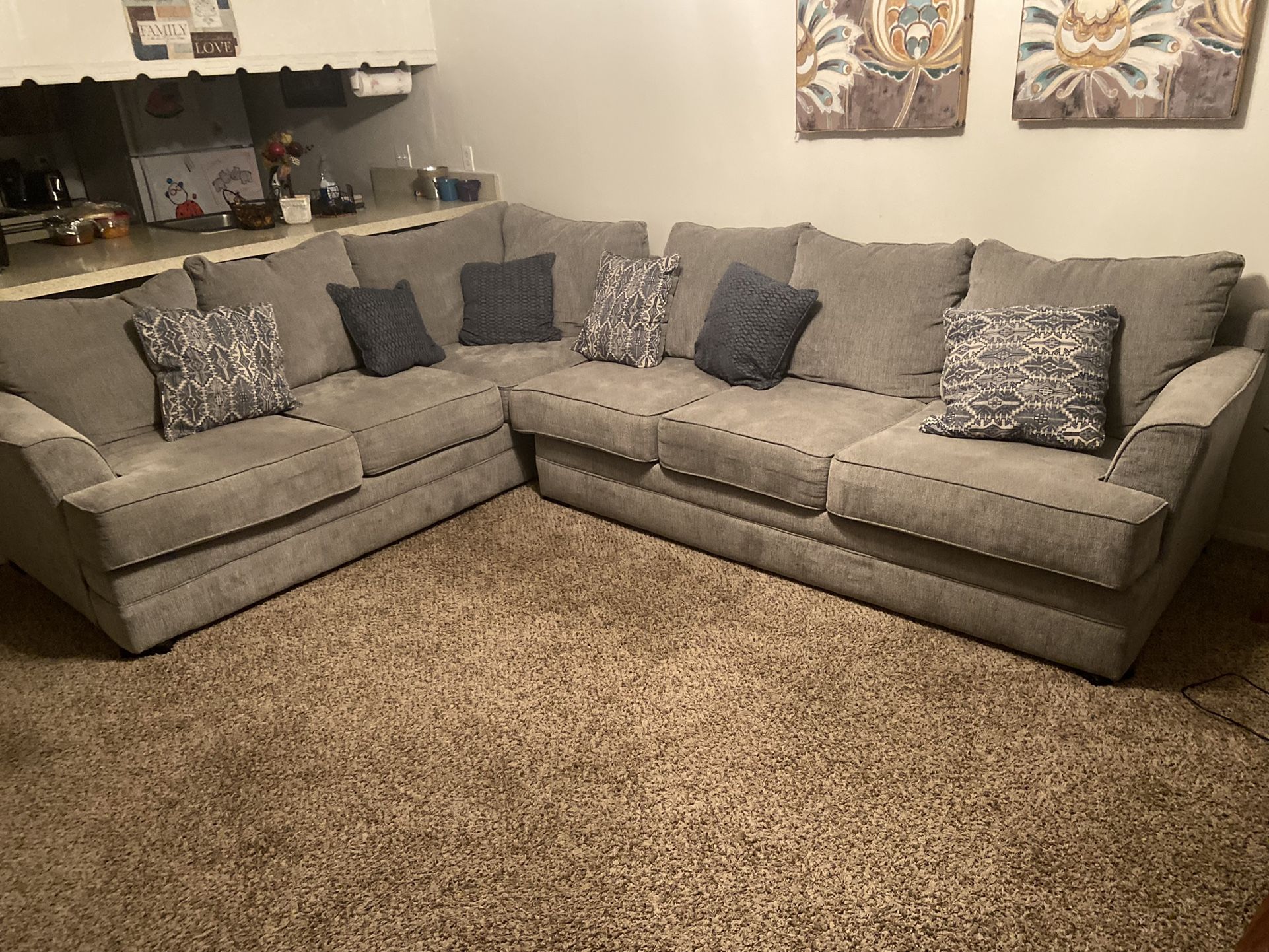 Gray Sectional Sofa