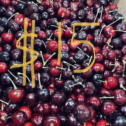 sweet fresh cherries