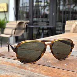Ray‑Ban Vagabond Aviator • 1978 USA • Tortoise • G‑15 Glass
