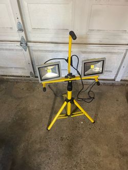 Dual LED Work Light on Tripod Stand