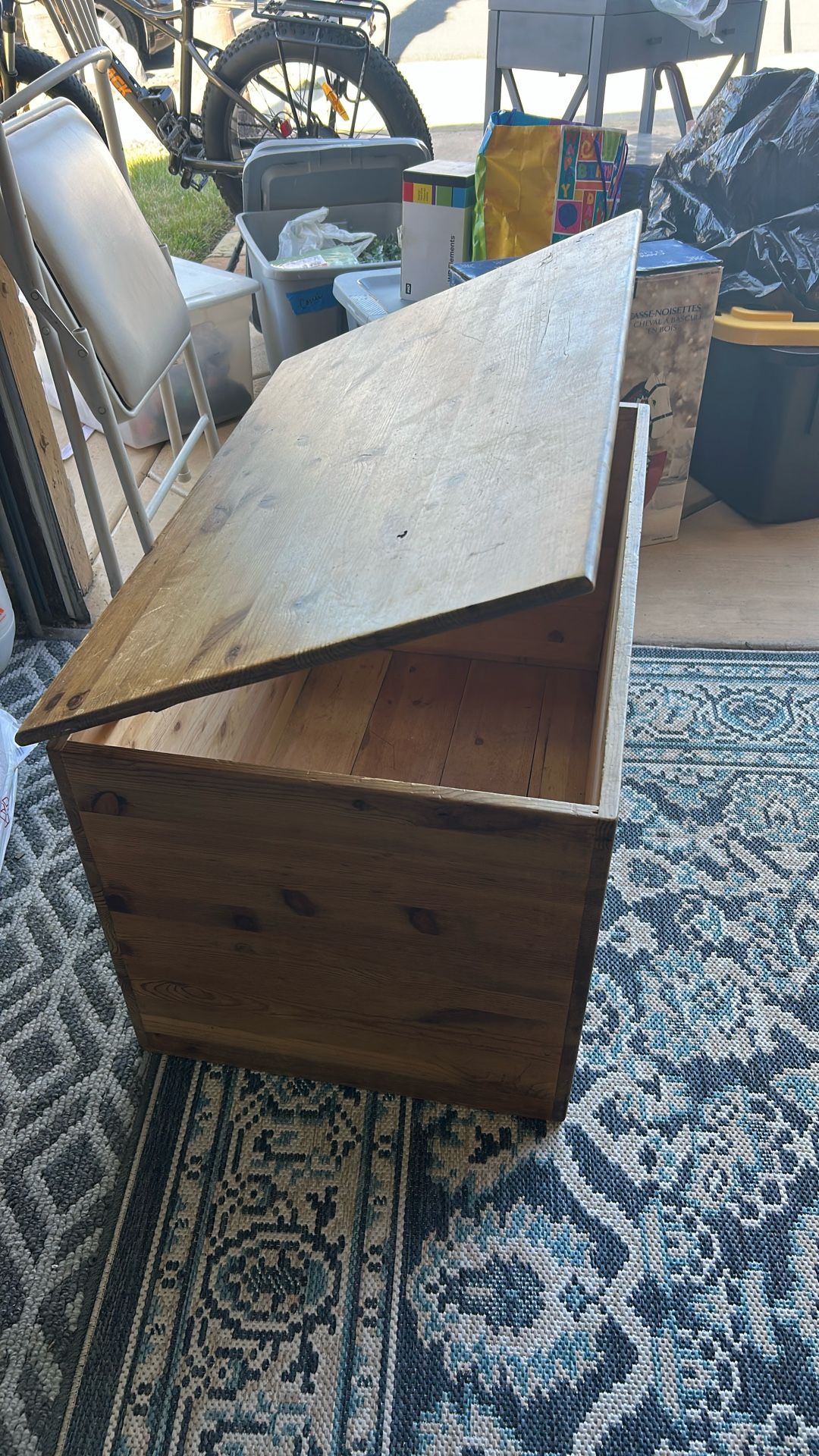 Wooden/Toy Box/Coffee Table/Hope just