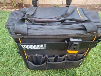Used toughbuilt xl rolling massive mouth tool bag