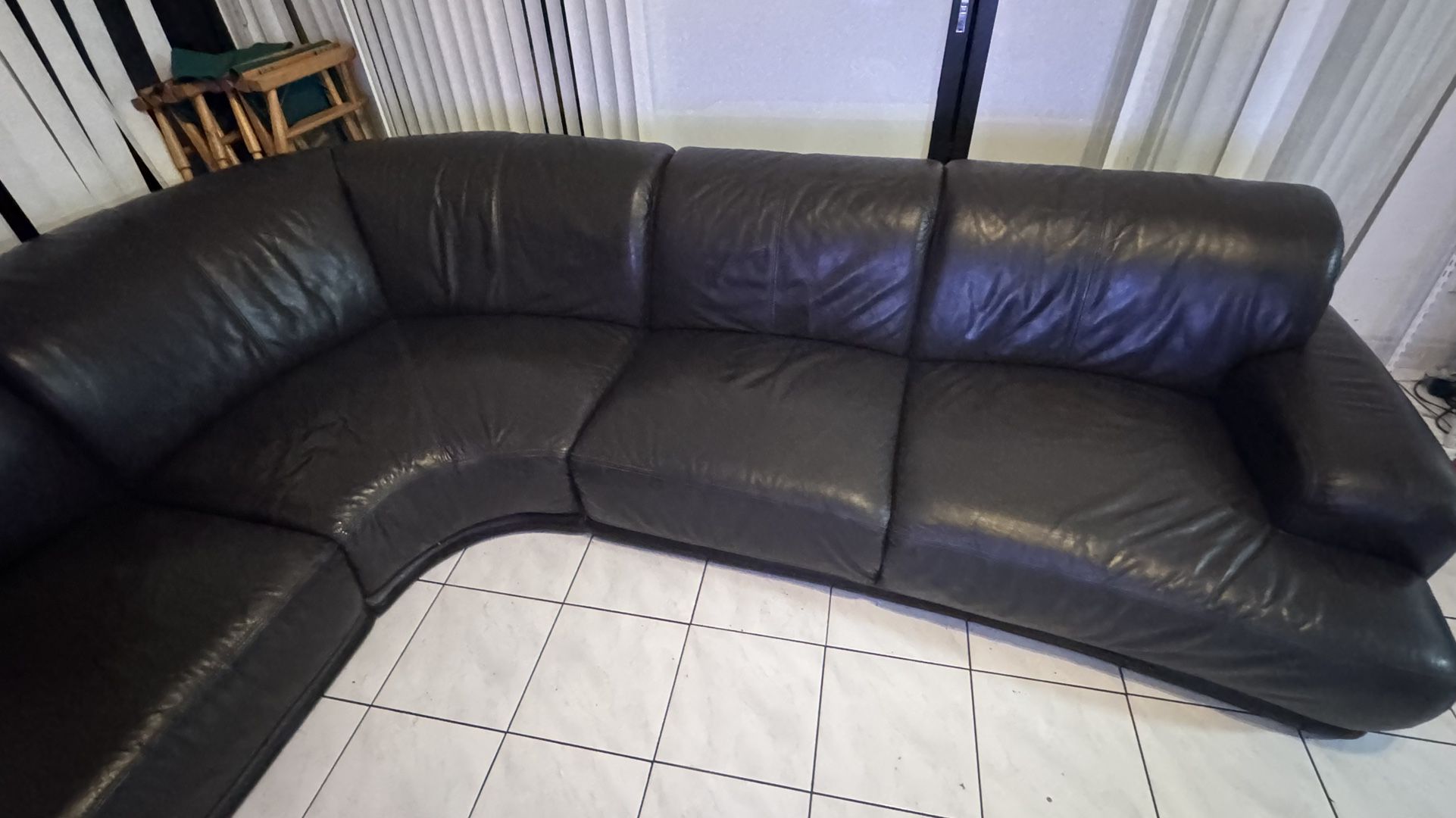 Large Sofa Leather in L