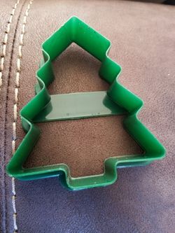 Christmas tree cookie cutter shape