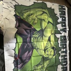 Hulk Party Supply Banner/Backdrop