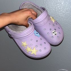 Lavender Crocs