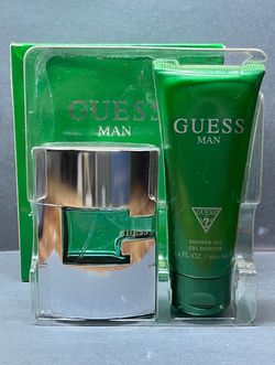 GUESS Man Eau de Toilette 2 Piece Set Cologne Spray 1.7 Oz and Shower Gel
