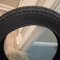 Pair of BRAND NEW!! 20.0 x 4.0 Ultraverse Roadmaster bicycle tires w/levers,inner tubes,tube liners