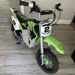 Razor Sx500 electric dirt bike clean