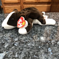 Ty Beanie Babie Bruno The Dog ”.  Year 1997.  Brand New Size 7 inches Tall . Brand New With Tags 