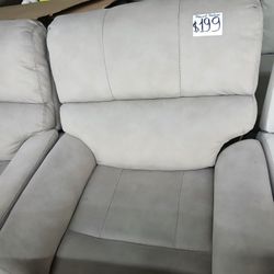 Manual Reclining Chair (Light Gray)