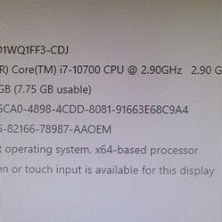 I7 Dell Inspiron 3880 New Gaming Or Studio Computer 