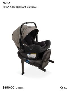 Nuna Pipa Aire rx and car base