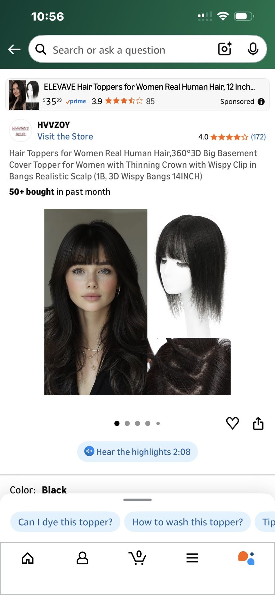 Hair Topper For Thinning Hair