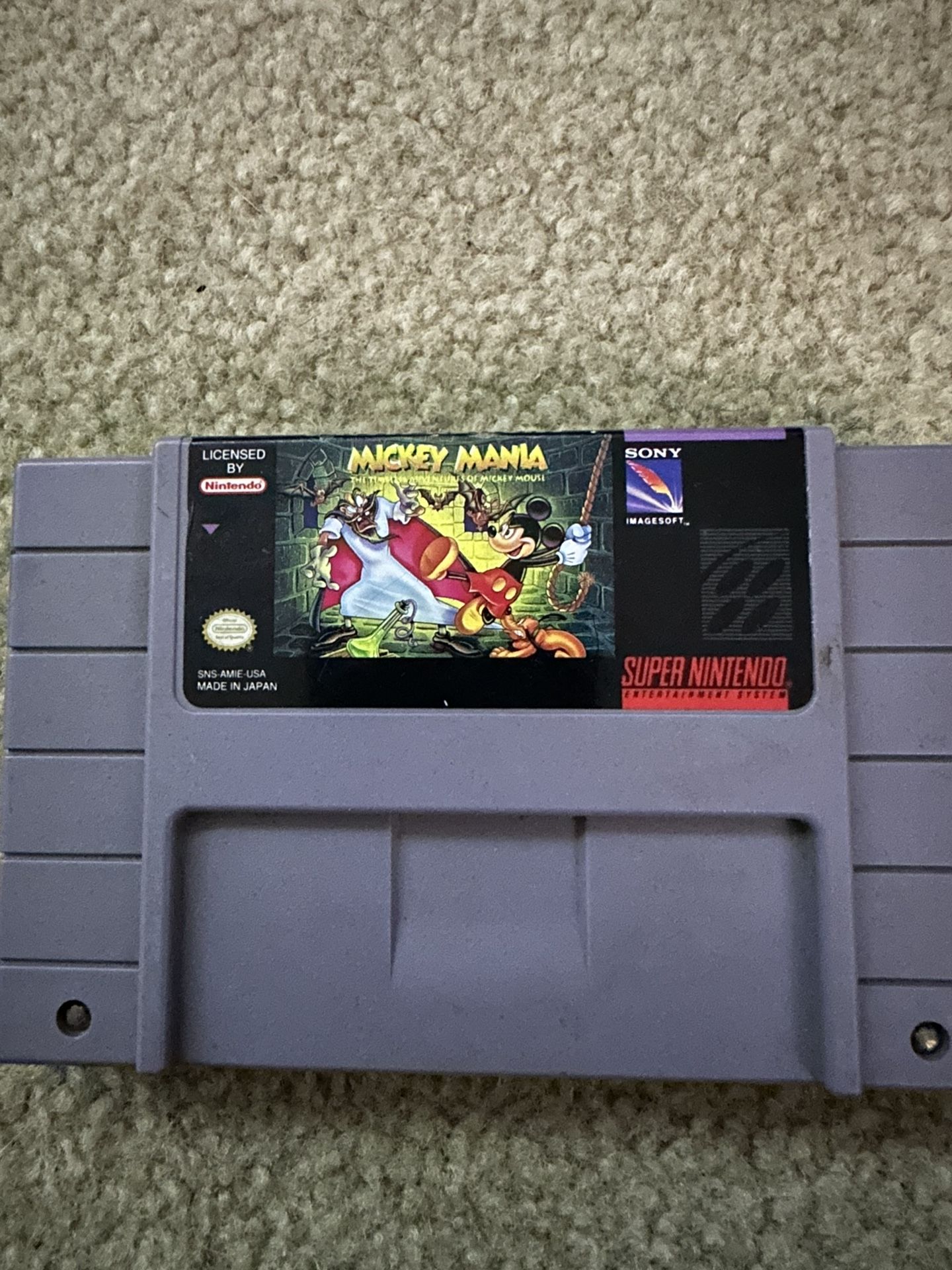 Mickey Mania Super Nintendo