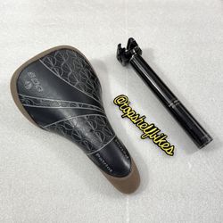 SDG PATRIOT BLACK BROWN I-BEAM 25.4MM BMX RACE SEAT POST seatpost bel air apollo haro gt snafu selle odyssey tioga spyder s&m redline 20 24 26 29 bike